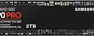 SAMSUNG 990 PRO SSD NVMe M.2 PCIe Gen4, M.2 2280 Internal Solid State Hard Drive